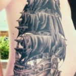 Tall Ship Tattoo